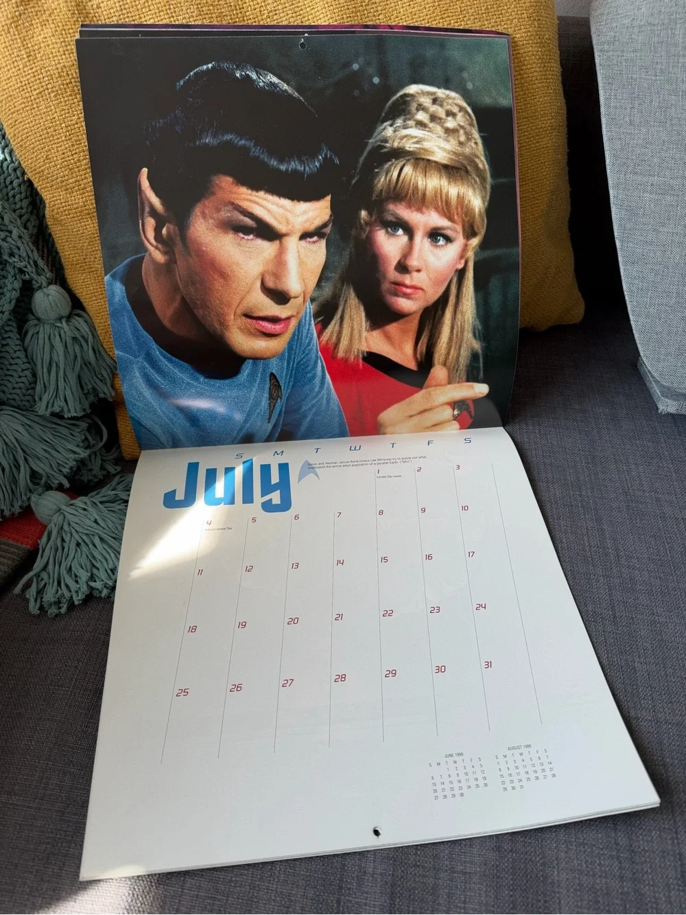 1999 Calendar Star Trek original series
